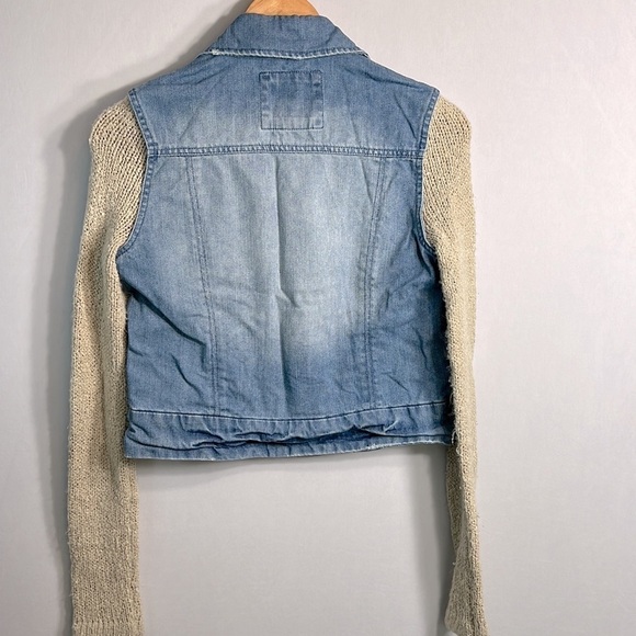 Billabong Rev Up Hooded Denim Jacket size S - Picture 12 of 14